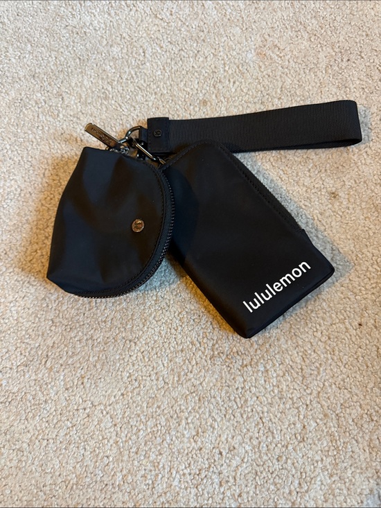 lululemon athletica Accessories - lululemon athletica Black Wristlet Pouch Set